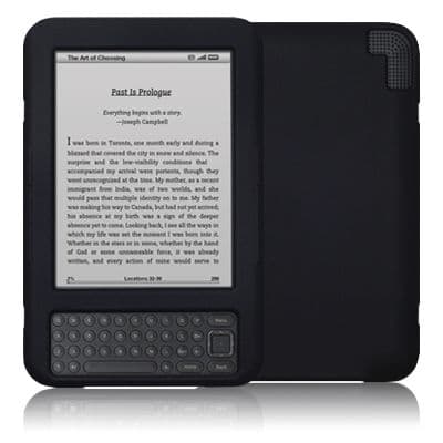 KINDLE 3 BLACK GEL SKIN COVER